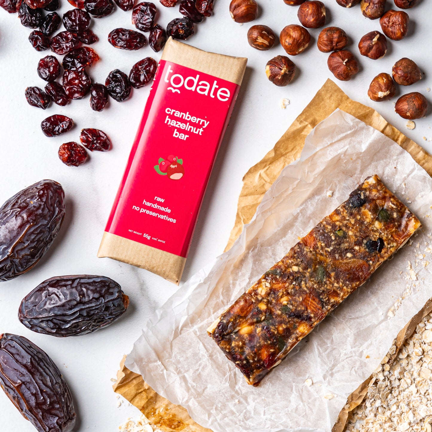 Cranberry Hazelnut bar